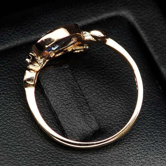 Exquisite Color Changing Sapphire Rare 3.20Ct 925 Sterling Silver Ring Size 7 - Picture 7 of 7